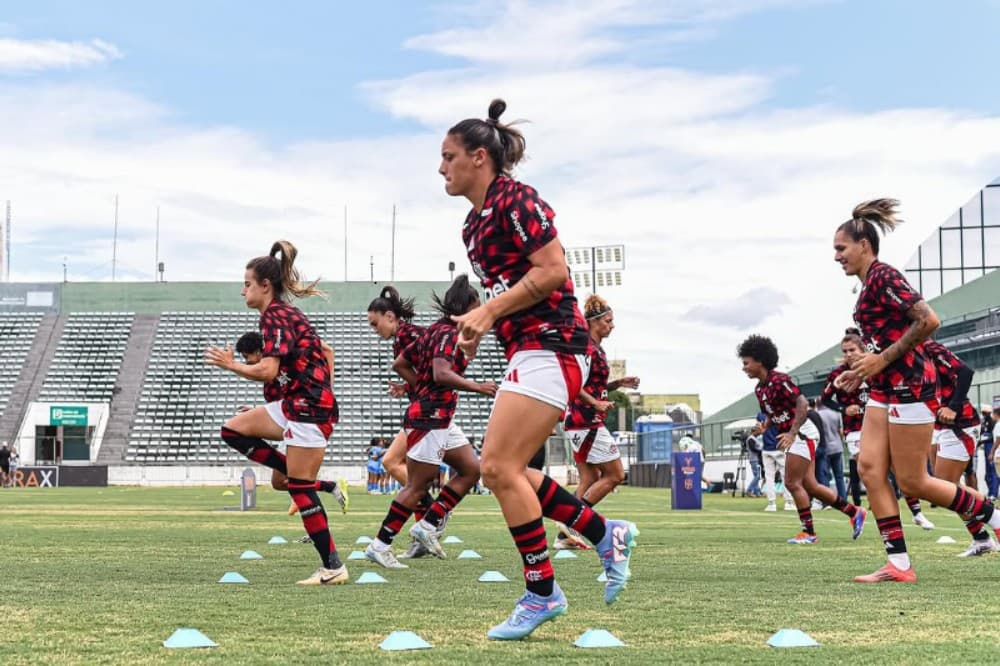 Flamengo Feminino treinando