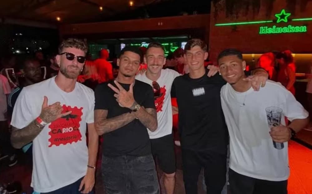 festa do título do flamengo