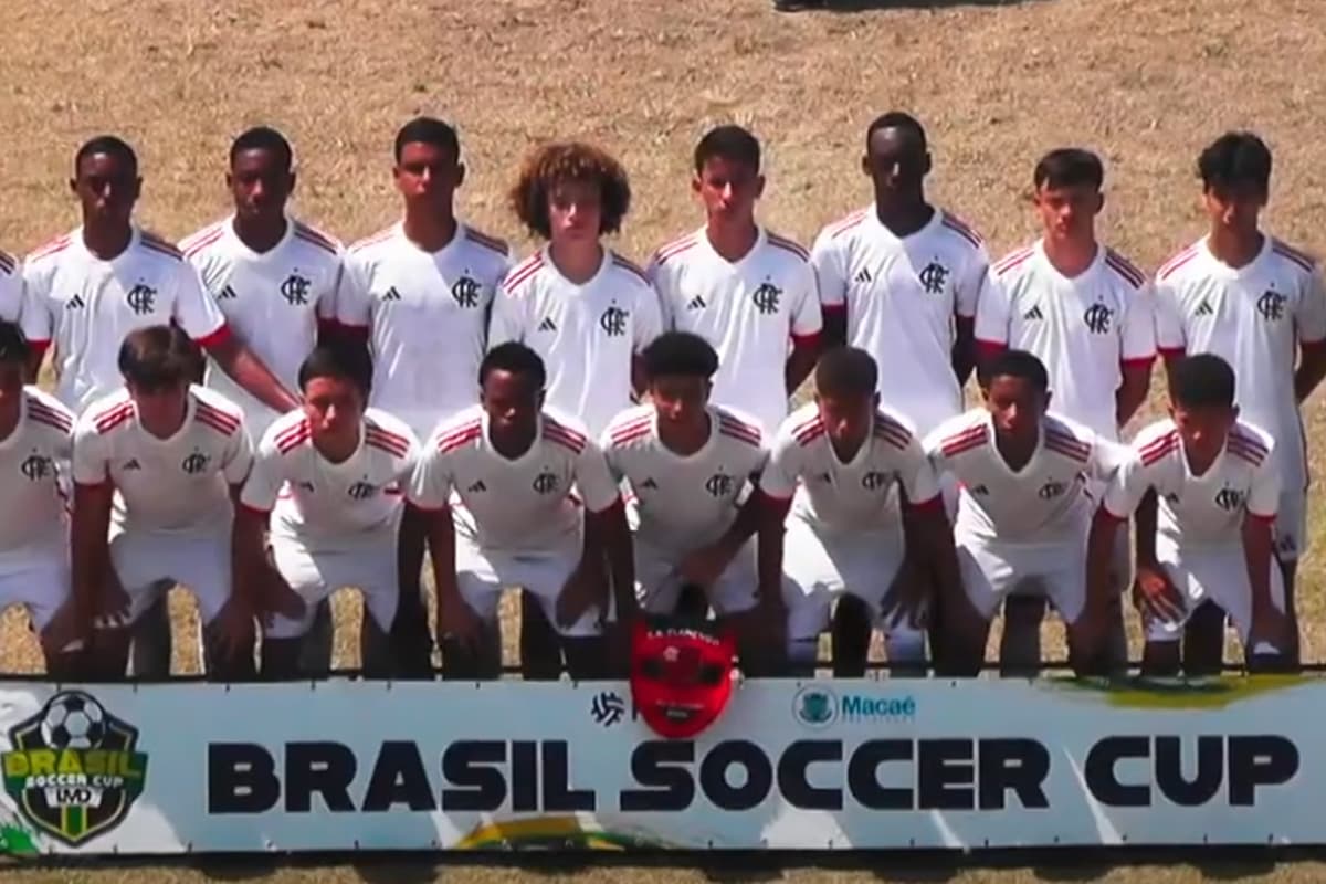 Equipe Sub-14 do Flamengo na Brasil Soccer Cup