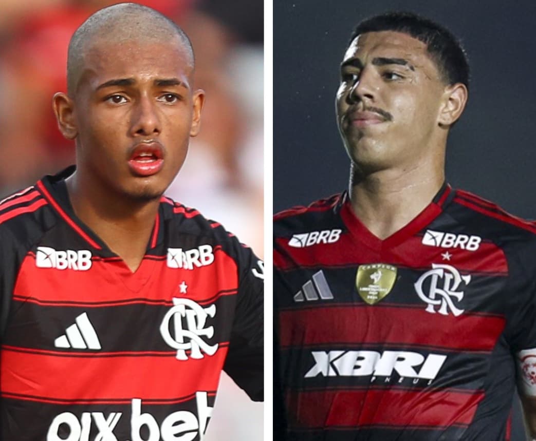 João Victor e Iago pelo Flamengo