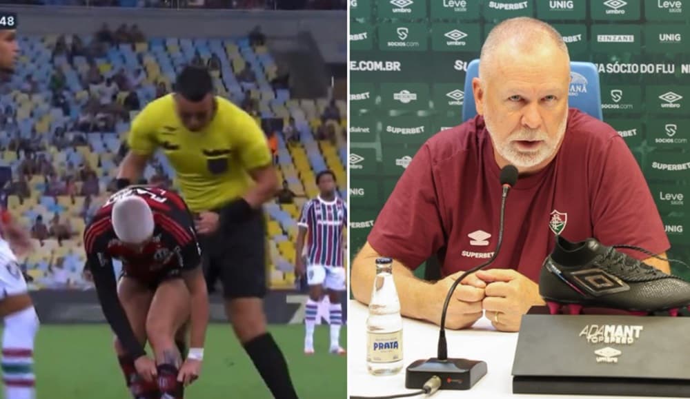 mano menezes rebate luiz araújo do flamengo