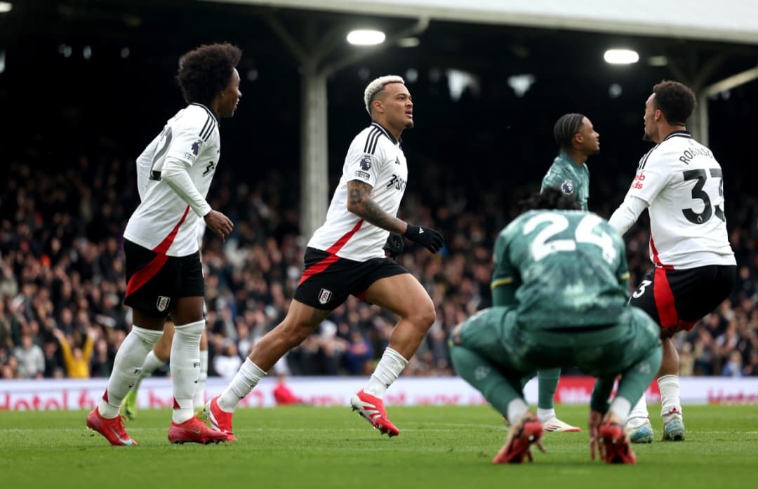Rodrigo Muniz durante Fulham x Tottenham