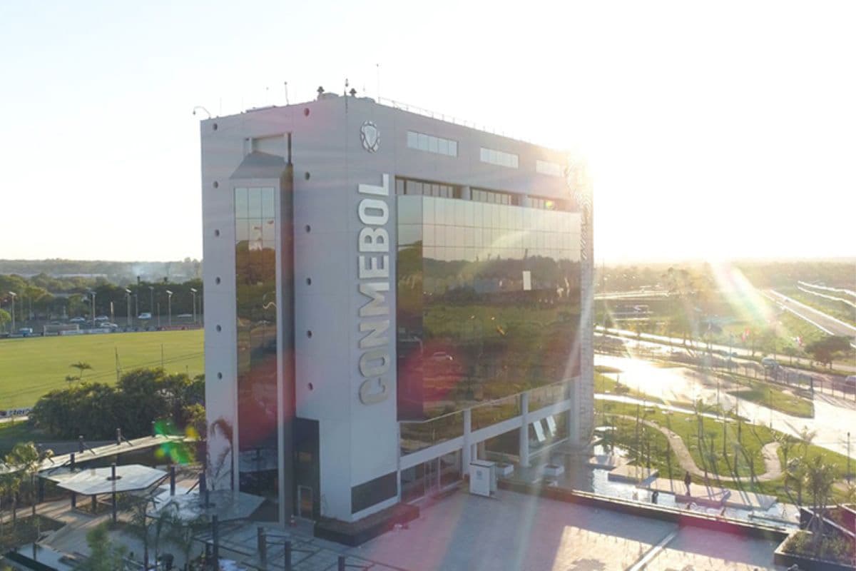 Sede da Conmebol em Luque, no Paraguai