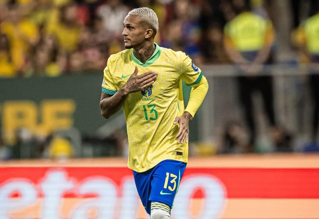 Wesley em campo pela Seleção Brasileira