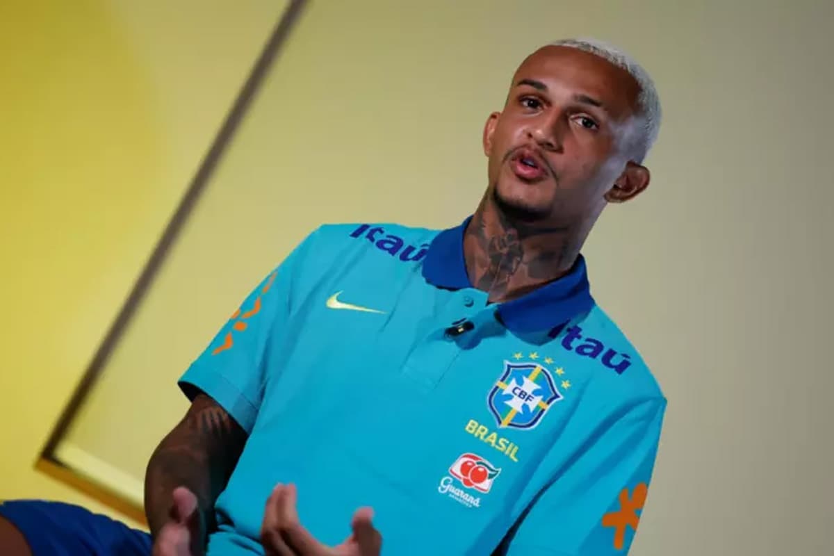 Wesley em entrevista à CBF TV