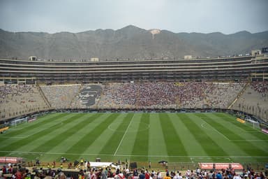 Monumental de Lima durante Flamengo x River Plate