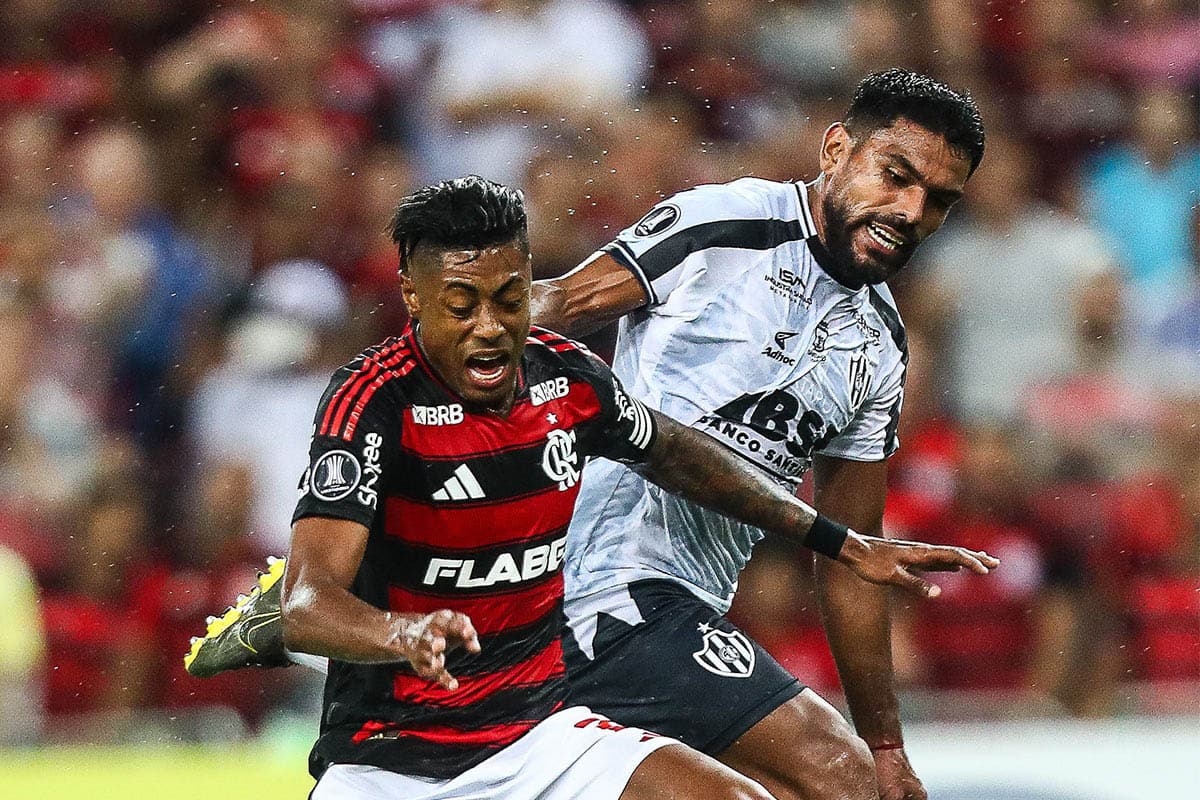 Bruno Henrique em Flamengo x Central Córdoba - Foto: Gilvan de Souza / Flamengo
