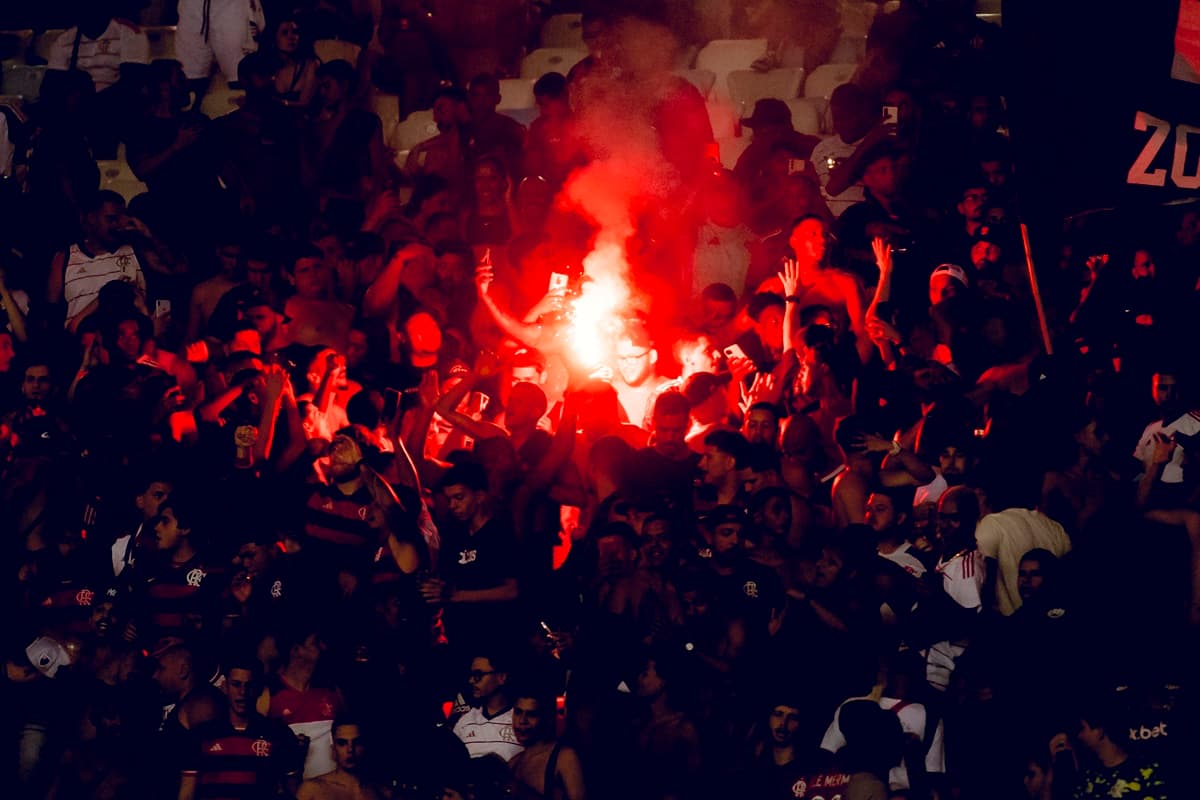 Torcida do Flamengo faz fez em clássico contra o Vasco