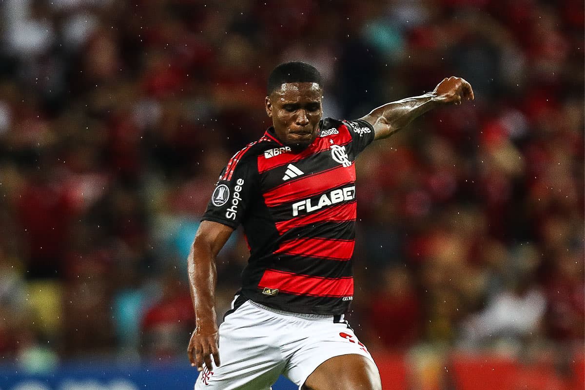 Evertton Araújo em Flamengo x Central Córdoba - Foto: Gilvan de Souza / Flamengo
