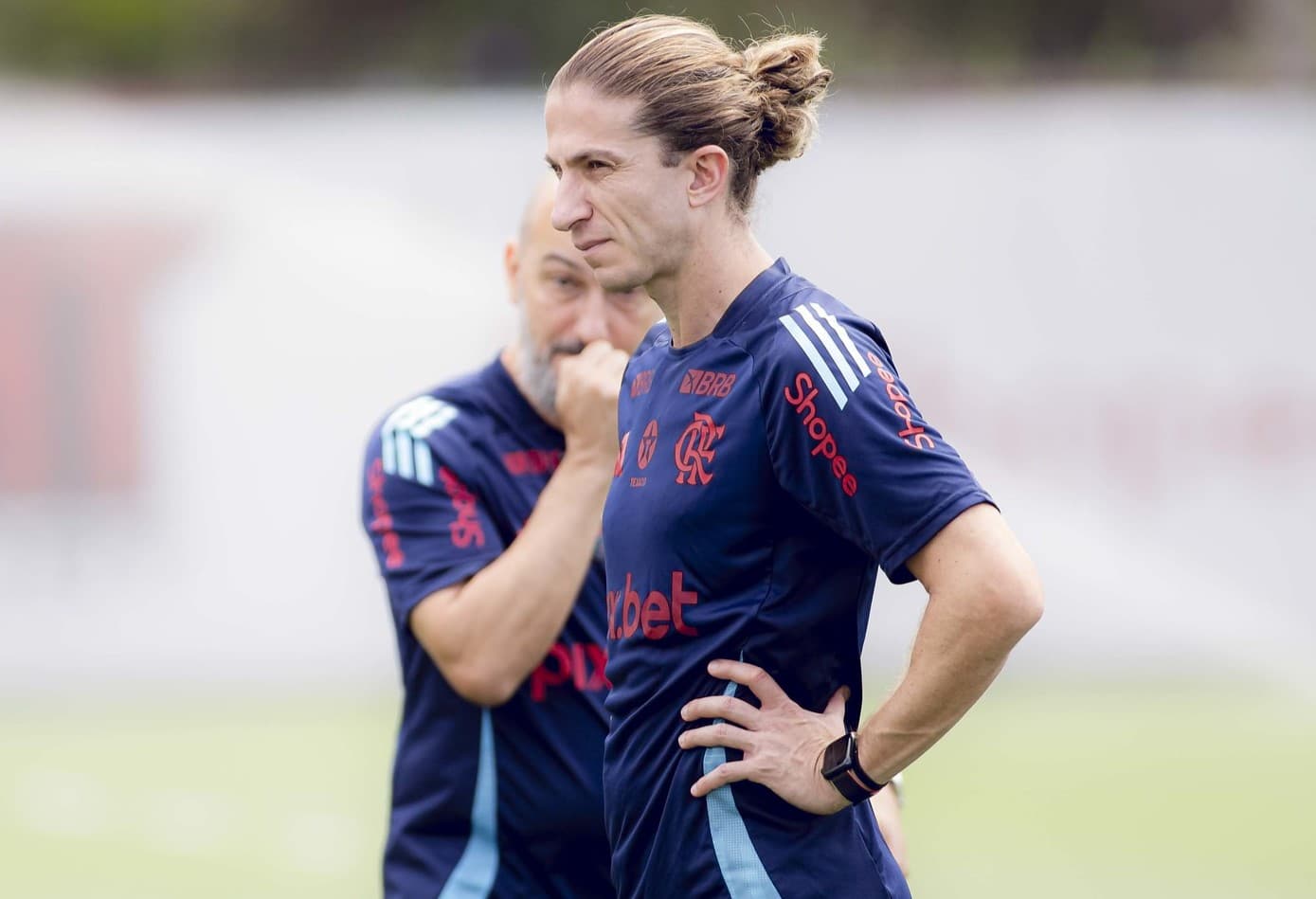 Filipe Luís define escalação titular para Vasco x Flamengo