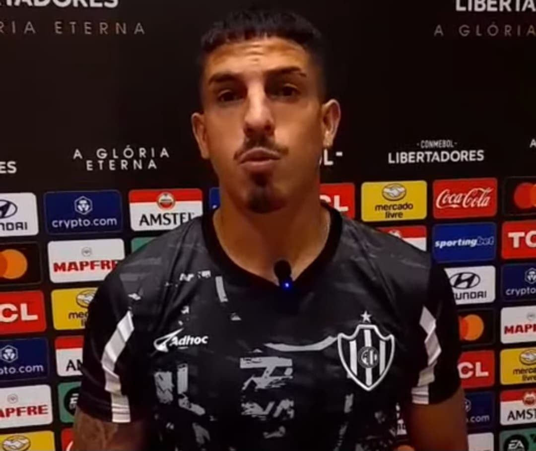 Funez, do Central Córdoba, em coletiva da Libertadores