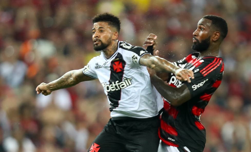gerson em clássico entre flamengo e vasco