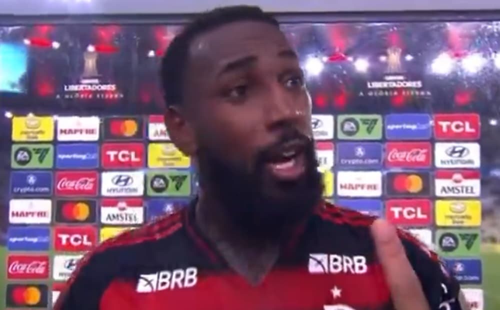 gerson em entrevista no flamengo