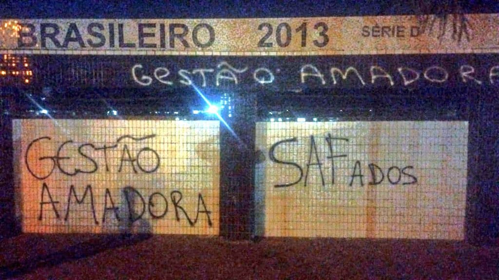 CT Botafogo-PB vandalizado