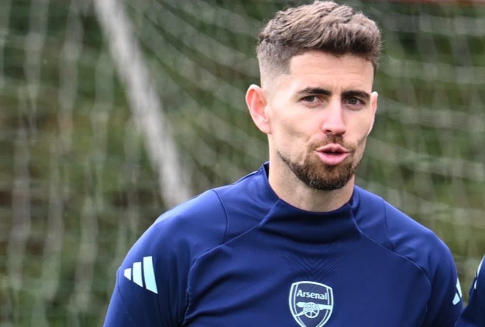 jorginho em treino do arsenal