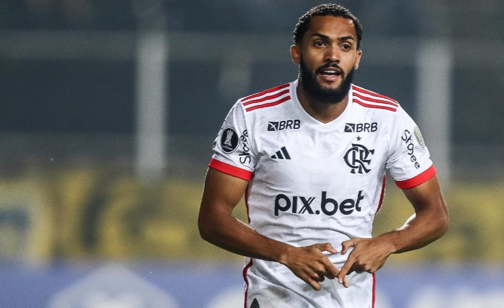 juninho comemora gol pelo flamengo