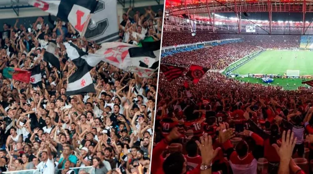 maracanã em jogo do flamengo com o vasco