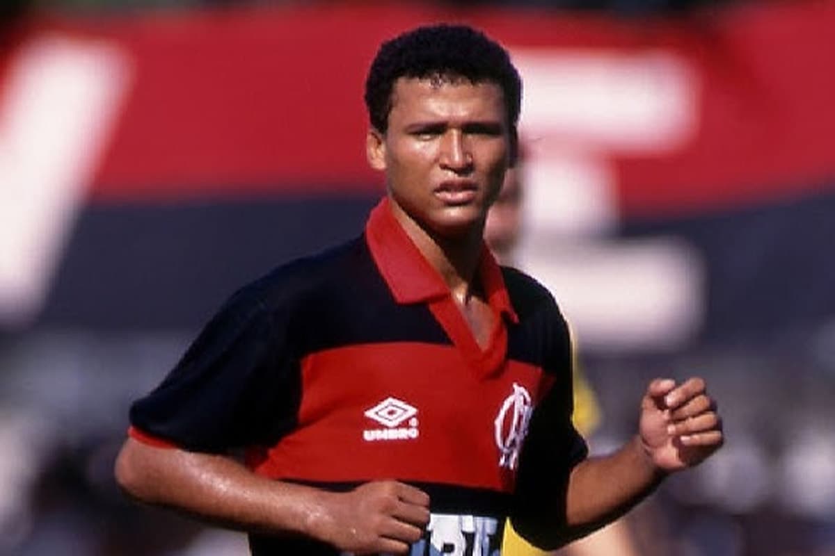 Ex-jogador Marquinhos nos tempos de Flamengo na década de 90