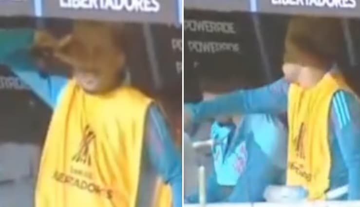 matheus gonçalves em dança ldu x flamengo