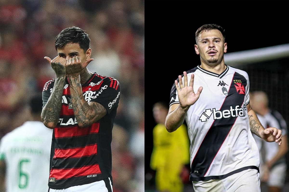 Montagem com Erick Pulgar (esquerda) e Hugo Moura (direia)