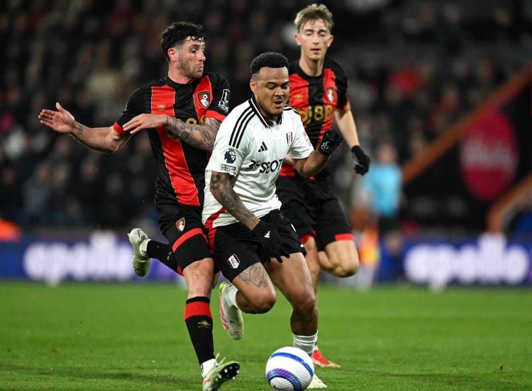Rodrigo Muniz durante Bournemouth x Fulham
