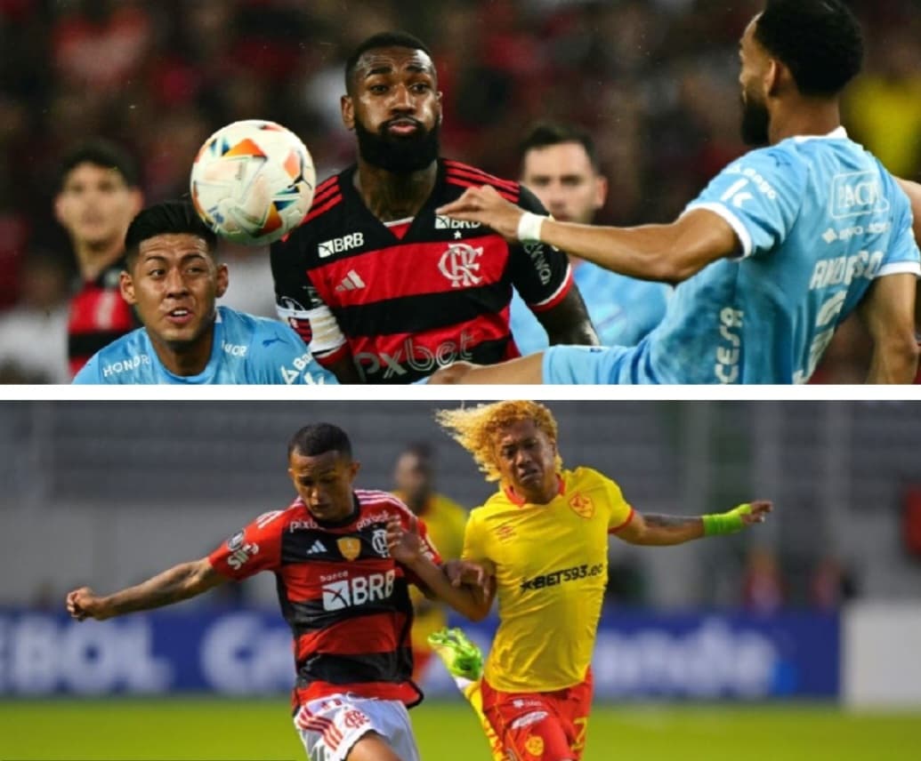 Flamengo na Libertadores contra Aucas e Bolívar