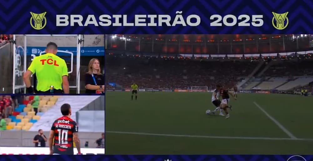 Ramon Abatti Abel revisa pênalti para o Flamengo