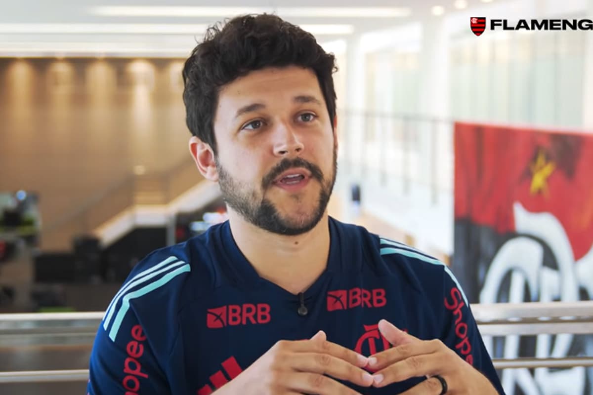 Teo Benjamin em vídeo na Flamengo TV