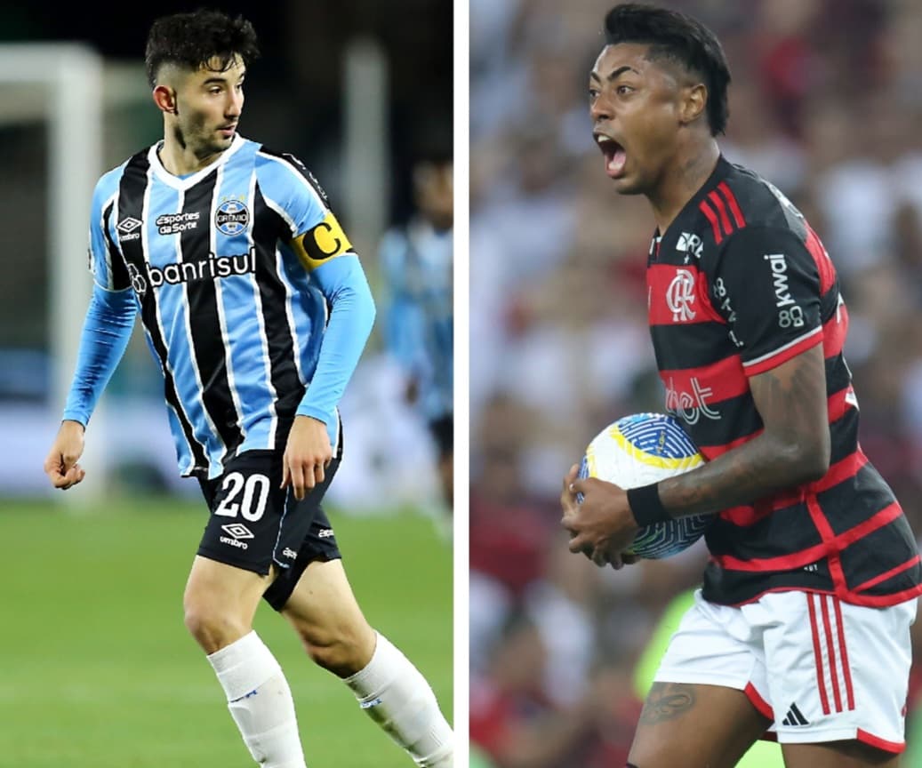 Villasanti e Bruno Henrique, por Grêmio e Flamengo