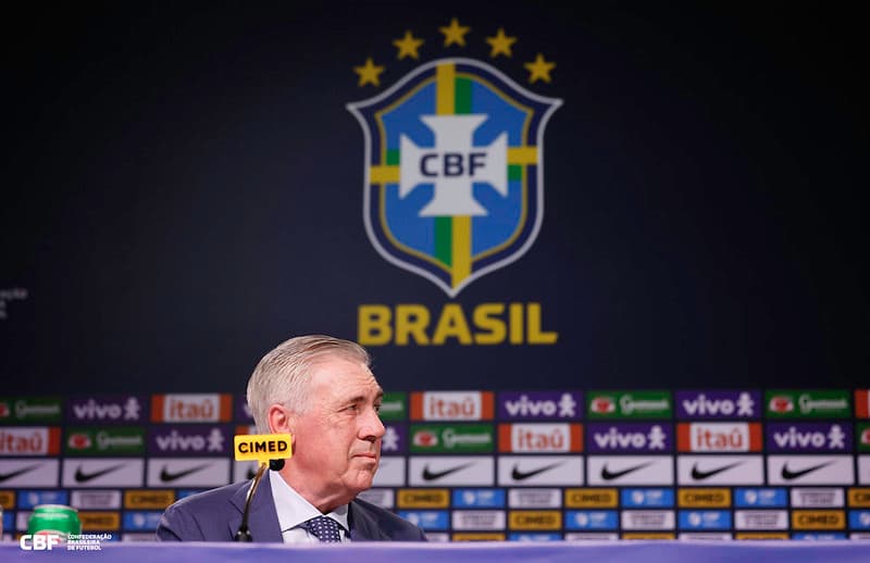 Apresentação Carlo Ancelotti no Hotel Hyatt na Barra da Tijuca, Rio de Janeiro, nessa segunda-feira 26.05.