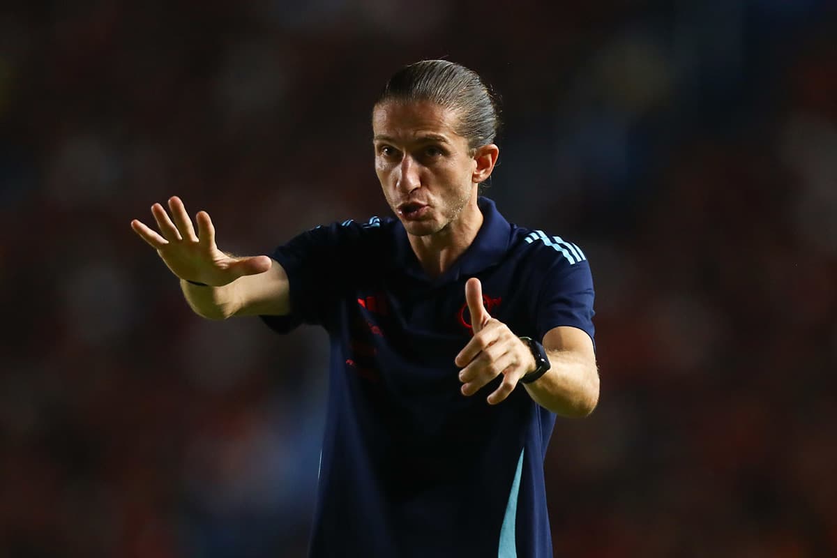 Filipe Luís durante Botafogo-PB x Flamengo