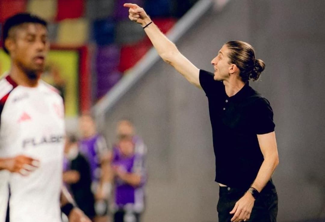 Filipe Luís no comando do Flamengo