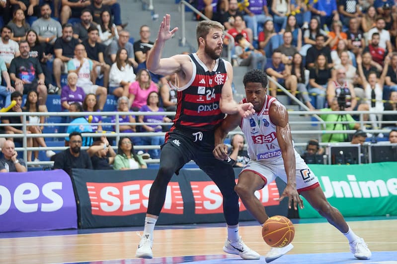 Jogo NBB Sesi Franca x Flamengo semifinal jogo 1 Pedrocao_2025