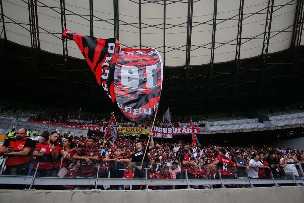 Torcida do Flamengo no Mineirão