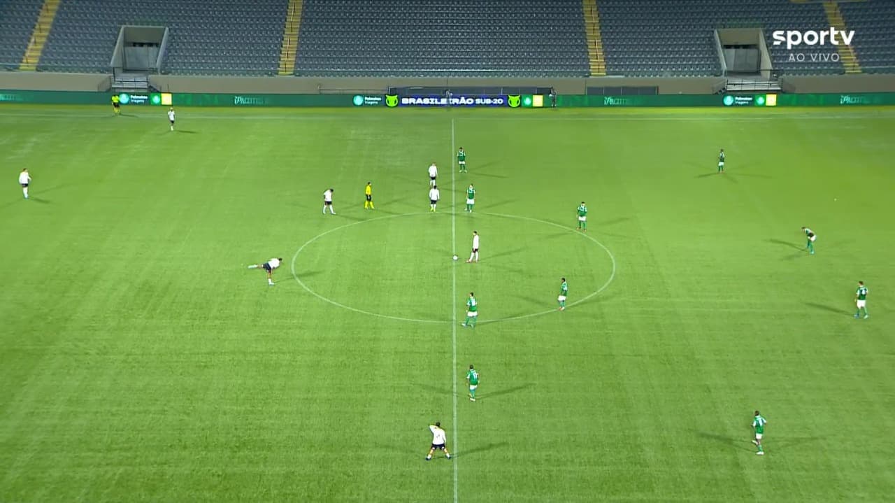 Flamengo Sub-20 contra o Palmeiras