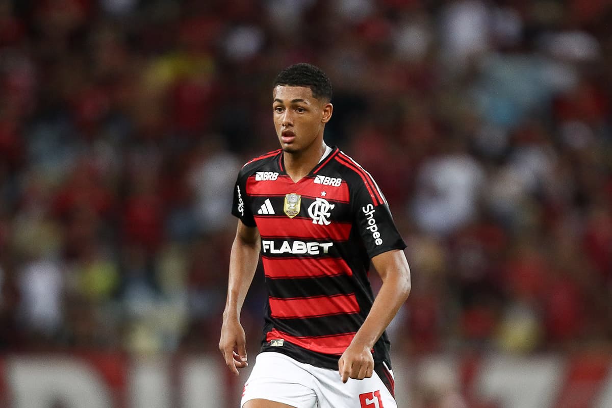João Victor durante Flamengo x Botafogo-PB