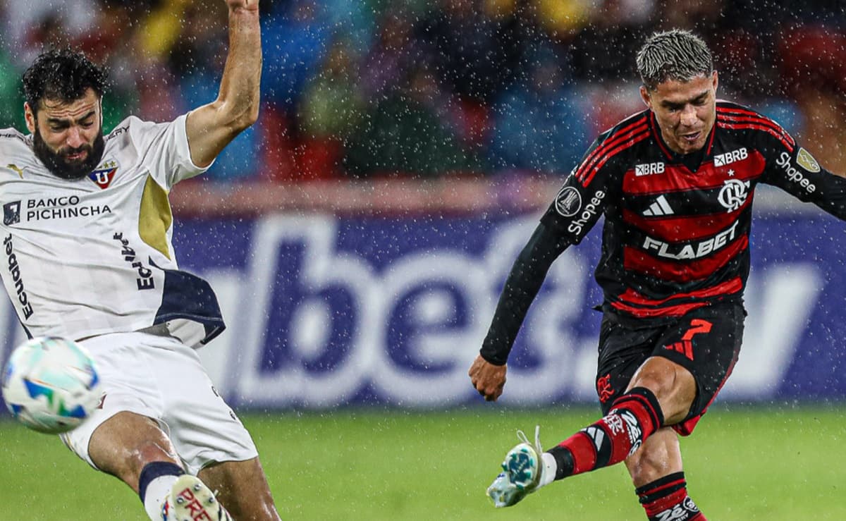 ldu e flamengo em jogo em quito