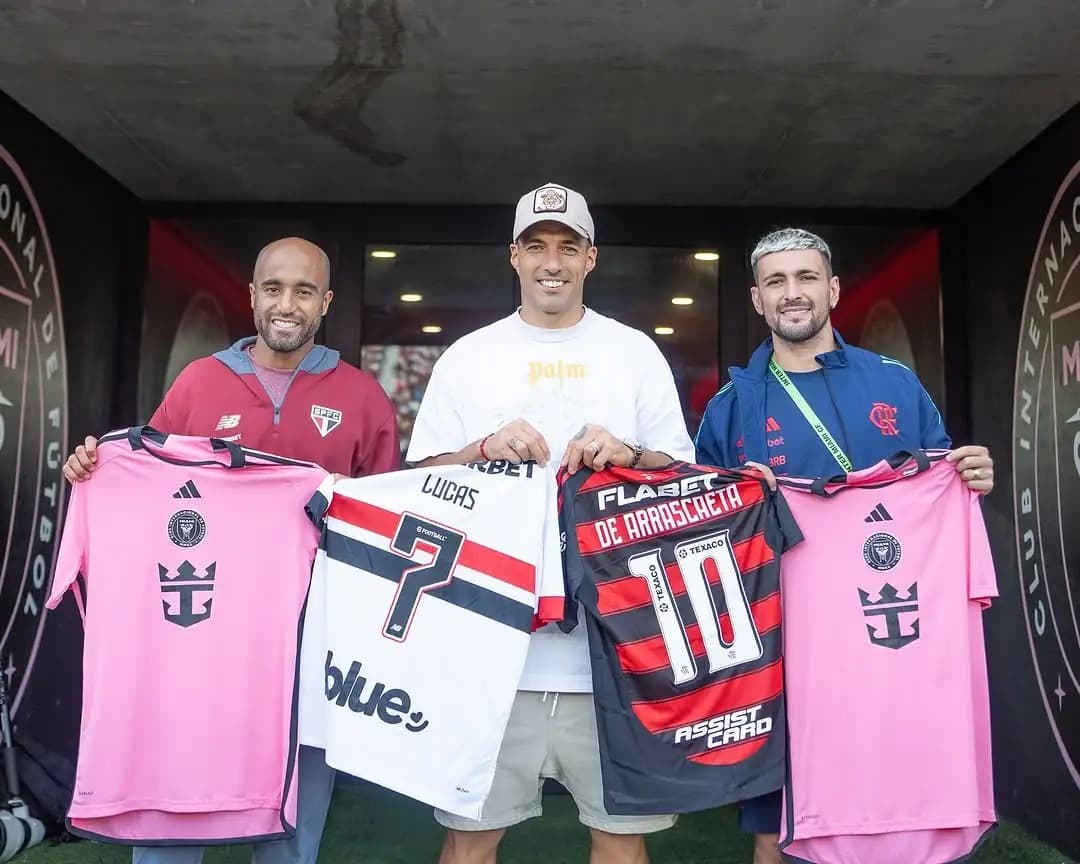 Lucas, Suárez e Arrasca