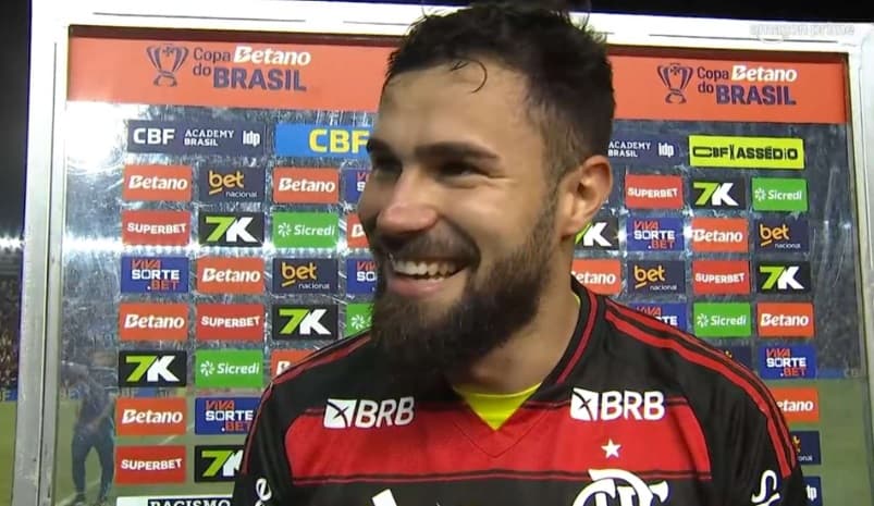 matheus cunha fala após vitória do flamengo