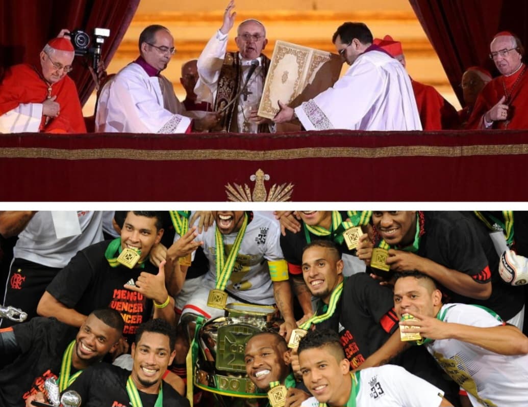 Papa Francisco nomeado e Flamengo campeão da Copa do Brasil 2013