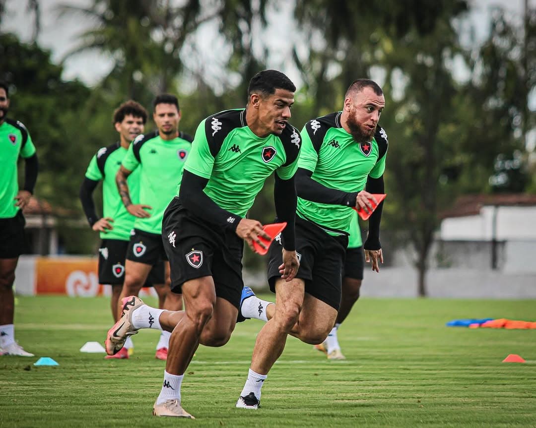Preparação Botafogo-PB para encarar Flamengo