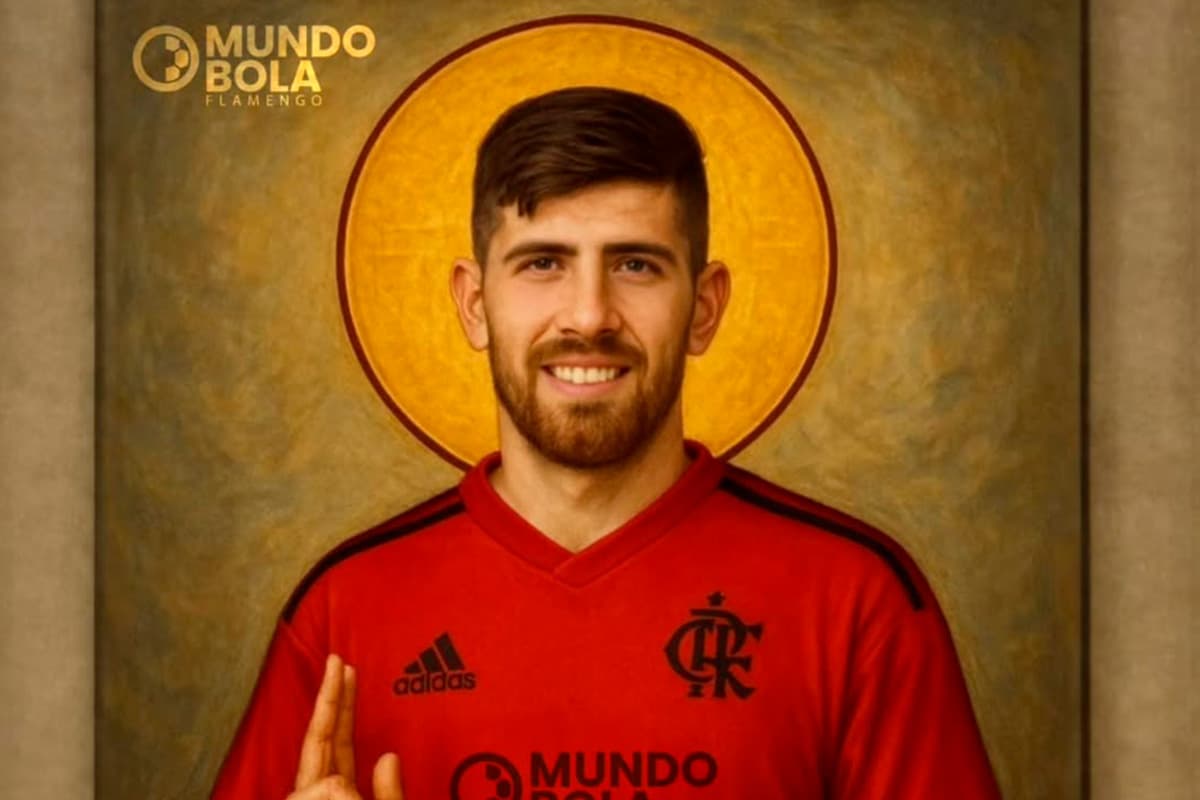 Montagem de Rossi na figura de um santo