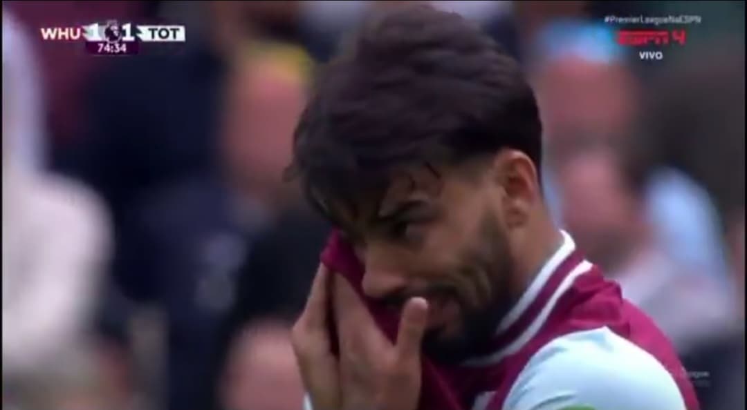 Lucas Paquetá chora após levar carrão amarelo