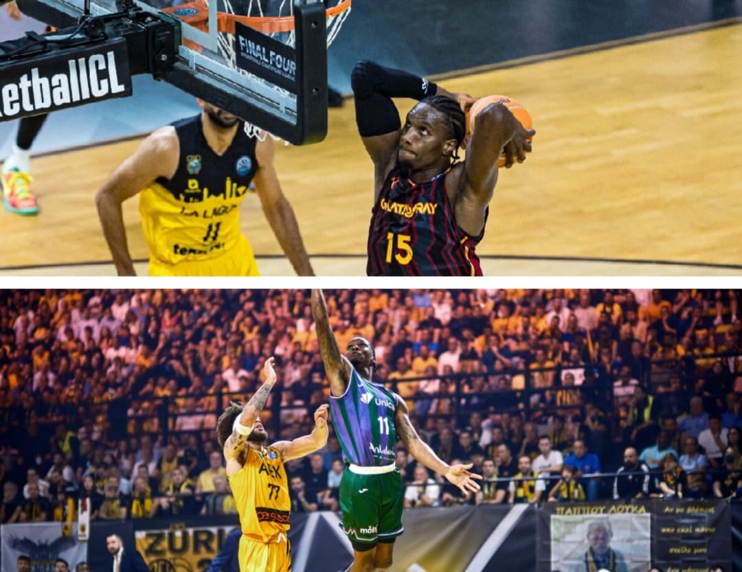 Momentos das vitórias de Galatasaray e Unicaja na Champions League de Basquete
