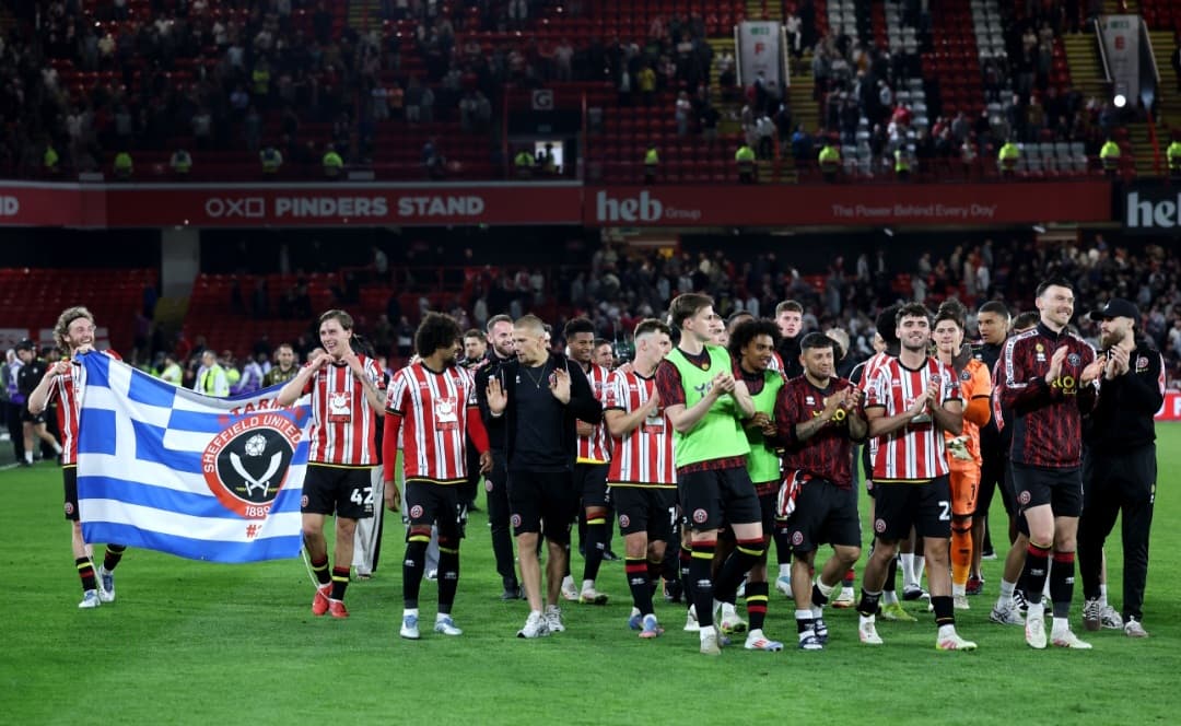 Sheffield United após vitória sobre o Bristol City