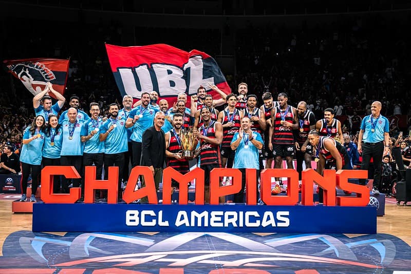 FlaBasquete campeão da Champions League das Américas