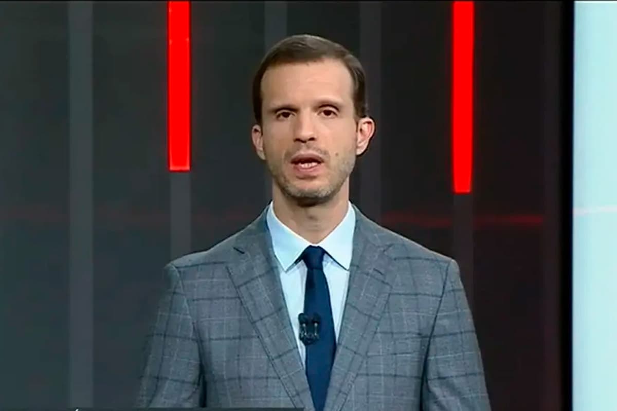 André Kfouri durante programa da ESPN