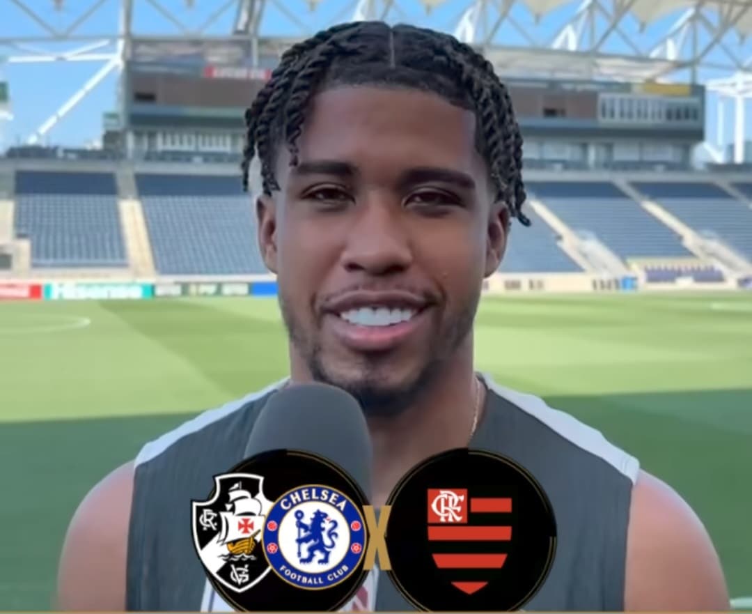 Andrey Santos antes de Flamengo x Chelsea