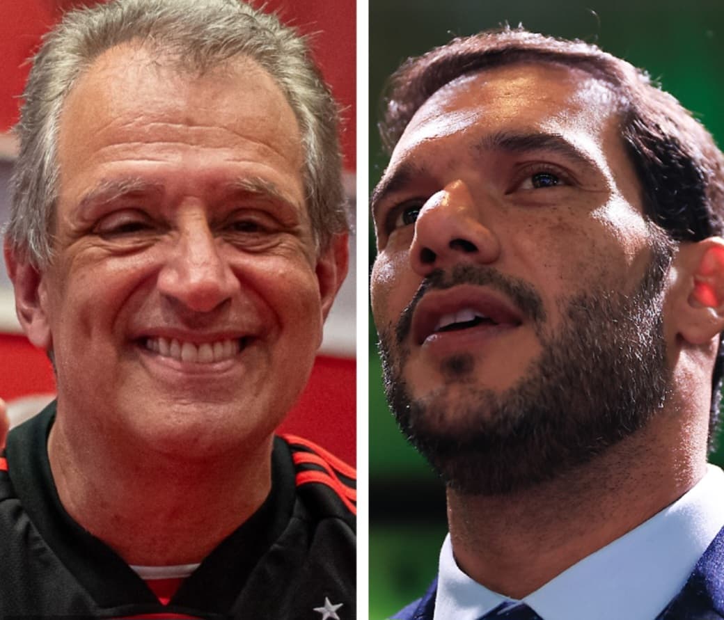 Bap, do Flamengo, e Samir Xaud, da CBF