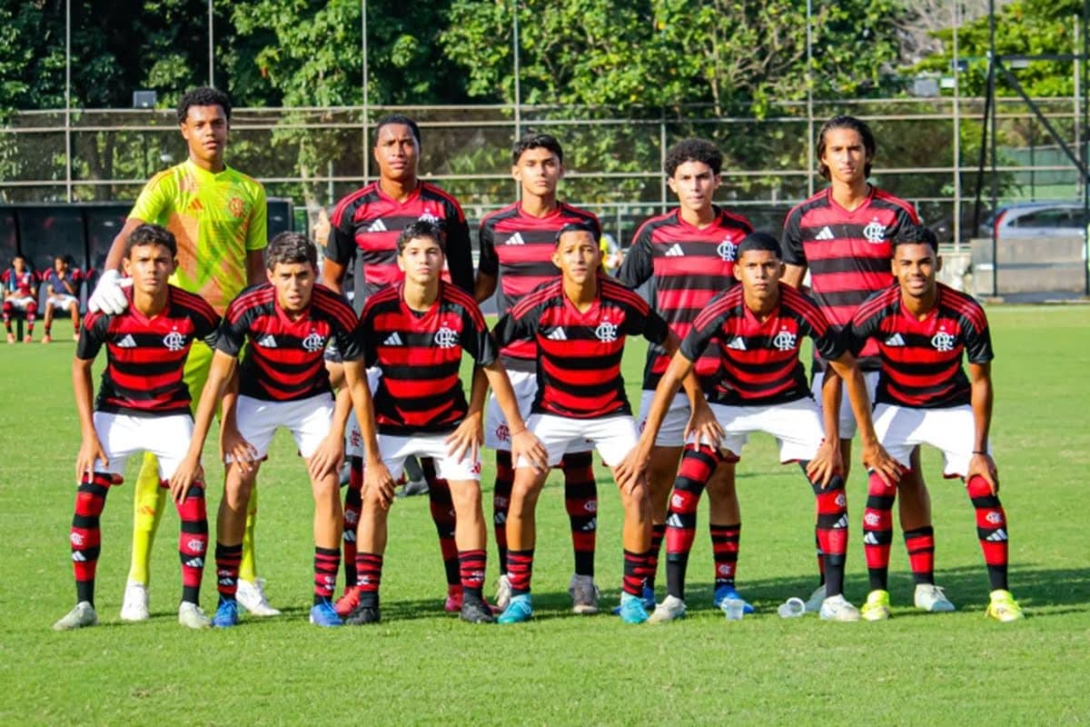 Escalação do Flamengo para enfrentar o Sampaio Corrêa no Carioca Sub-15